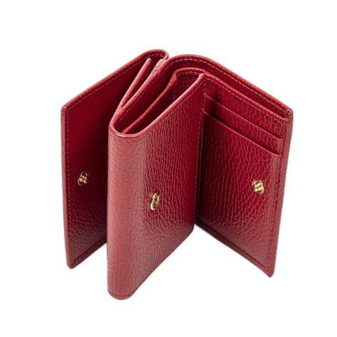 gucci leather trifold wallet|Gucci wallet clearance.